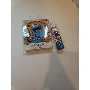 NWT Sesame Street X Wet N Wild Lot of 2 Hand Mirror & Lip Scrub Set